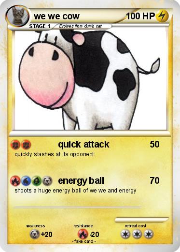Pokemon we we cow