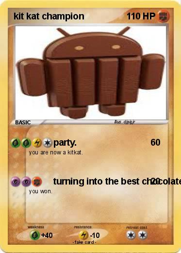 Pokemon kit kat champion