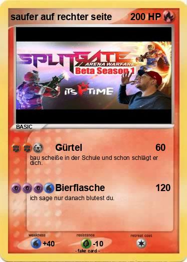 Pokemon saufer auf rechter seite