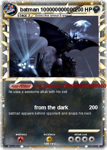 Pokemon batman 100000000000
