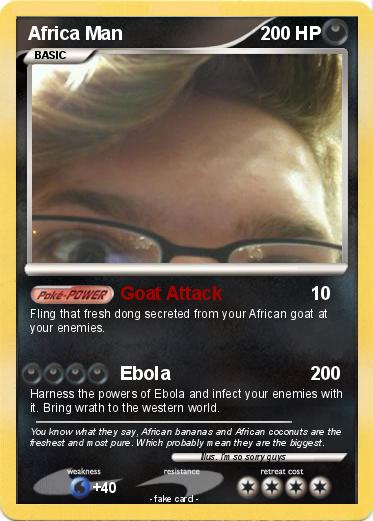 Pokemon Africa Man