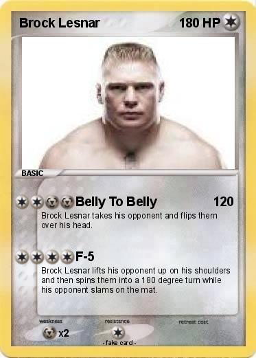 Pokemon Brock Lesnar