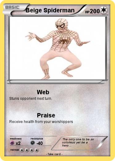 Pokemon Beige Spiderman
