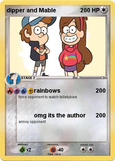 Pokemon dipper and Mable