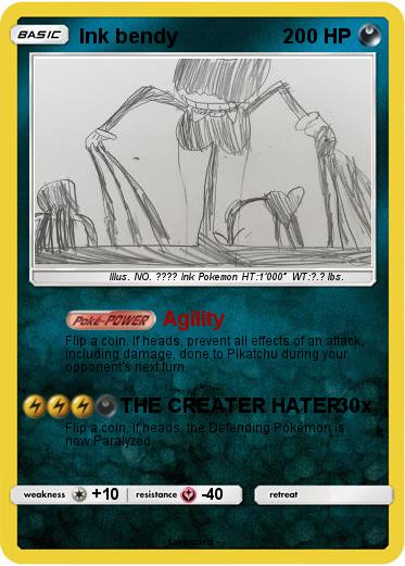 Pokemon Ink bendy