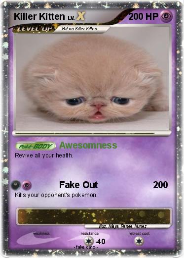 Pokemon Killer Kitten