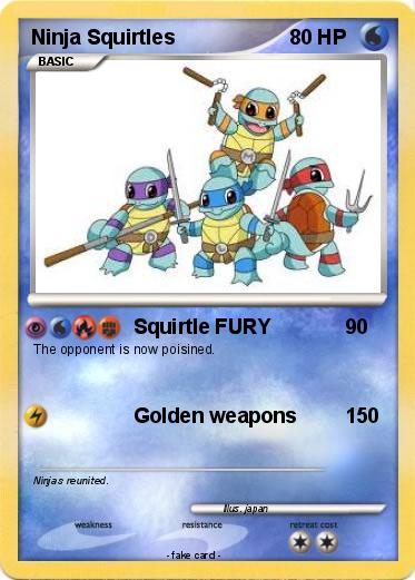 Pokemon Ninja Squirtles