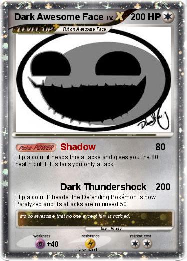 Pokemon Dark Awesome Face