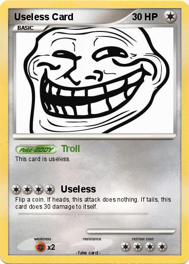 Pokemon Useless Card