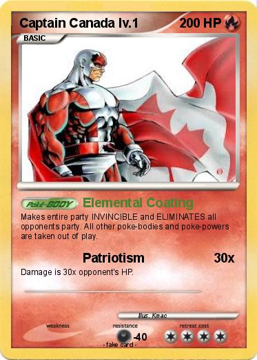 Pokemon Captain Canada lv.1