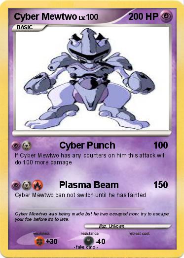Pokemon Cyber Mewtwo