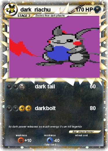 Pokemon dark  riachu