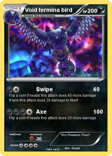 Pokemon Void termina bird
