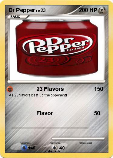 Pokemon Dr Pepper