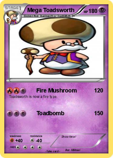 Pokemon Mega Toadsworth