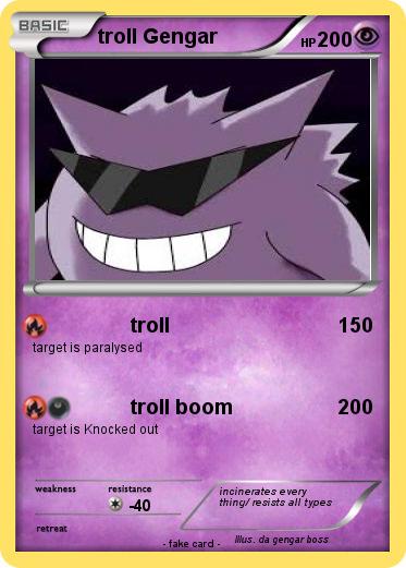 Pokemon troll Gengar