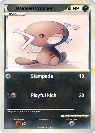 Pokemon Paldean Wooper