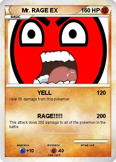 Pokemon Mr. RAGE EX