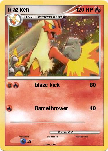 Pokemon blaziken