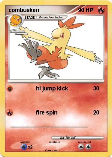 Pokemon combusken