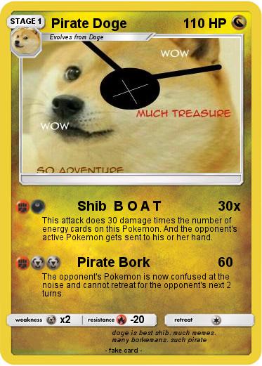 Pokemon Pirate Doge Pokemon Pirate Doge