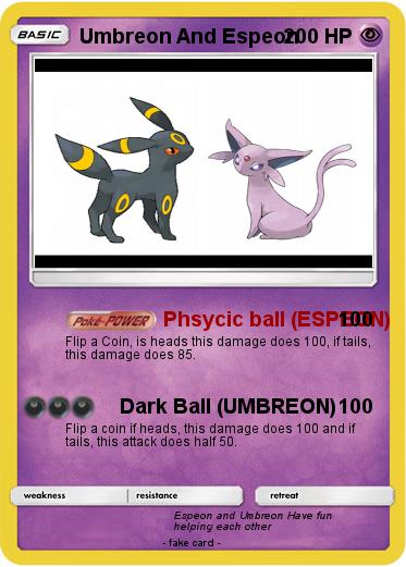 Pokemon Umbreon And Espeon