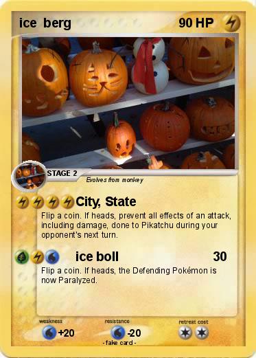 Pokemon ice  berg