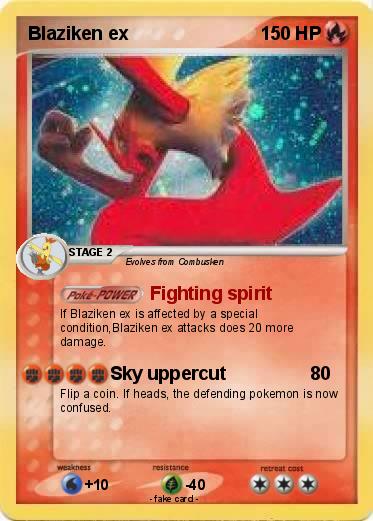 Pokemon Blaziken ex
