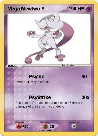 Pokemon Mega Mewtwo Y