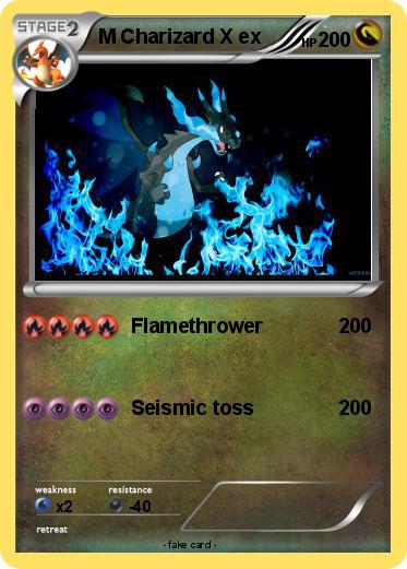 Pokemon M Charizard X ex