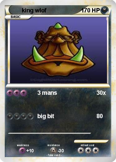 Pokemon king wlof