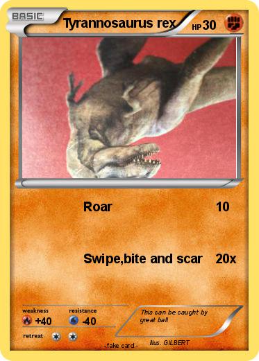 Pokemon Tyrannosaurus rex