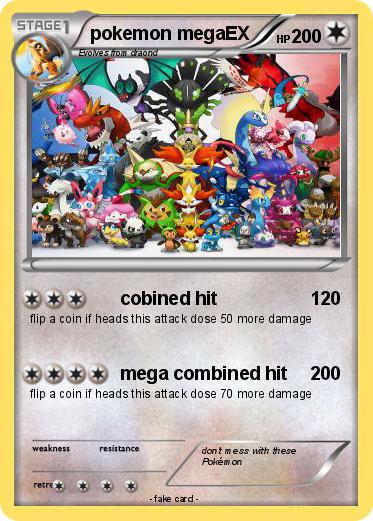 Pokemon pokemon megaEX