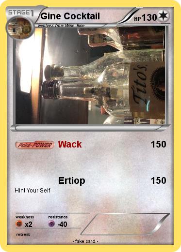 Pokemon Gine Cocktail