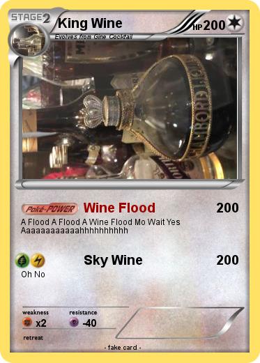 Pokemon King Wine