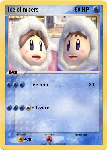 Pokemon ice climbers