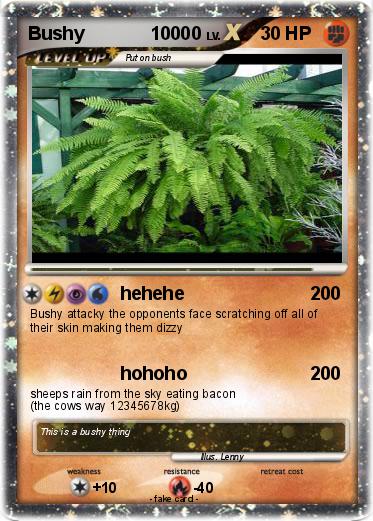Pokemon Bushy             10000