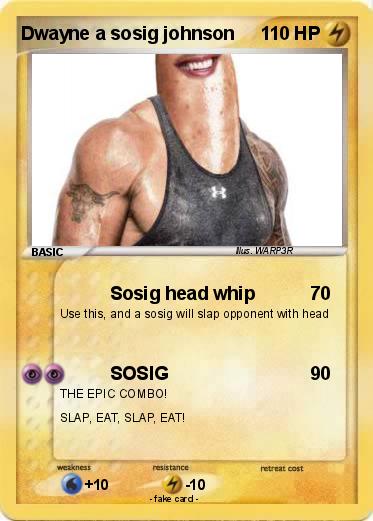 Pokemon Dwayne a sosig johnson