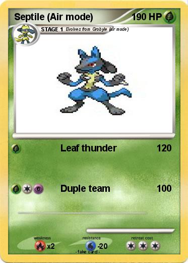 Pokemon Septile (Air mode)