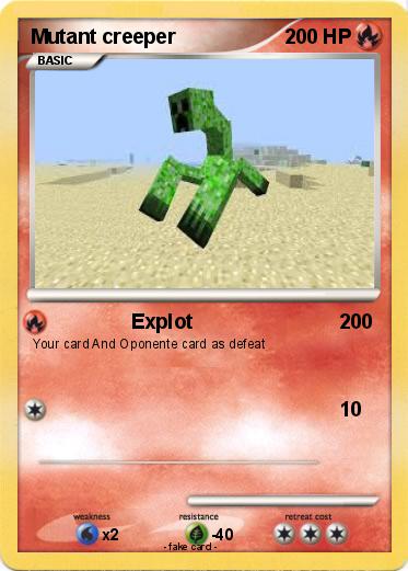 Pokemon Mutant creeper