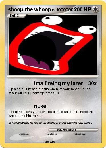 Pokemon shoop the whoop