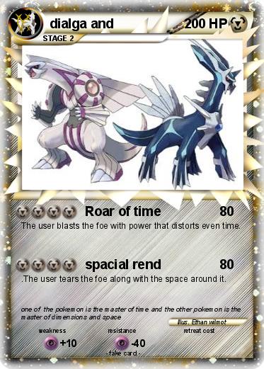Pokemon dialga and