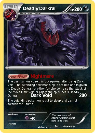 Pokemon Deadly Darkrai