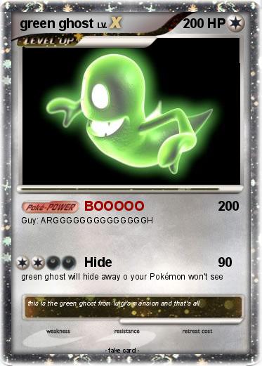 Pokemon green ghost