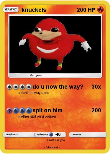 Pokemon knuckels