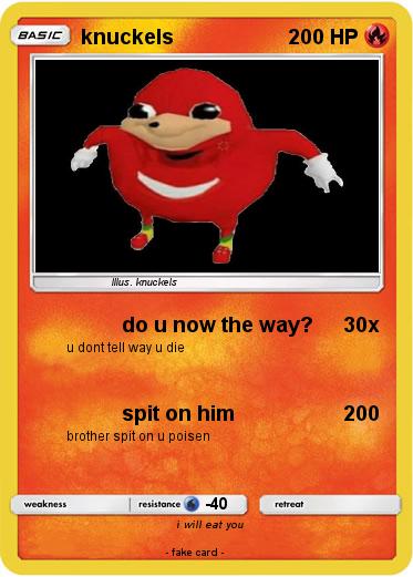 Pokemon knuckels