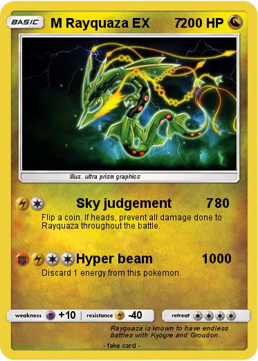 Pokemon M Rayquaza EX       7