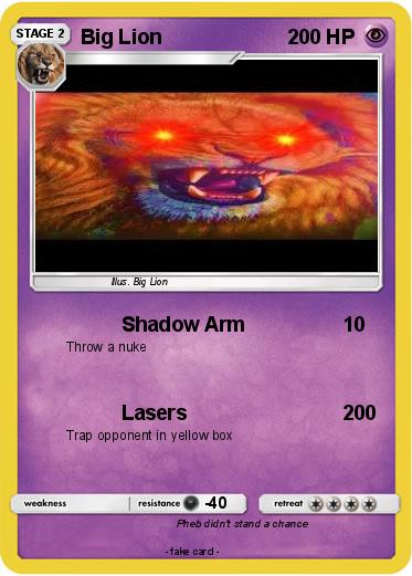 Pokemon Big Lion