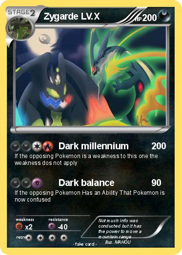 Pokemon Zygarde LV.X