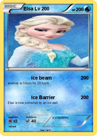 Pokemon Elsa Lv 200